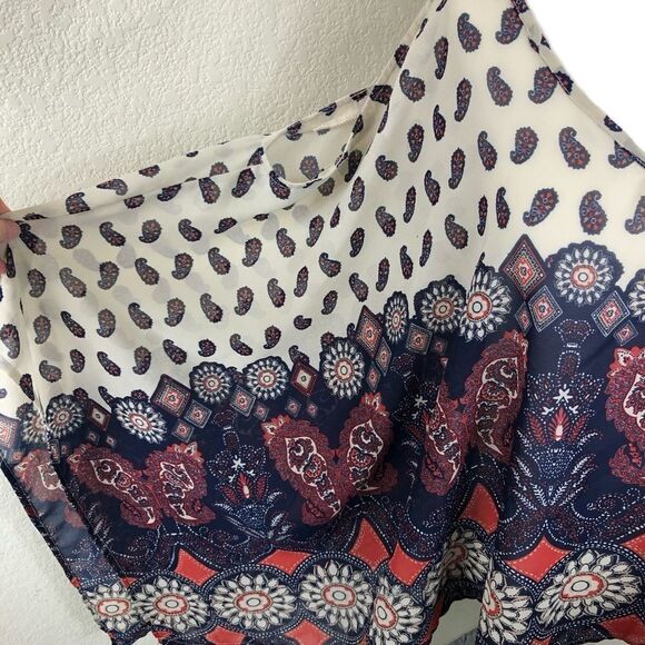 Rue21 Poncho Style Sleeveless Lightweight Top Size S - Picture 6 of 8